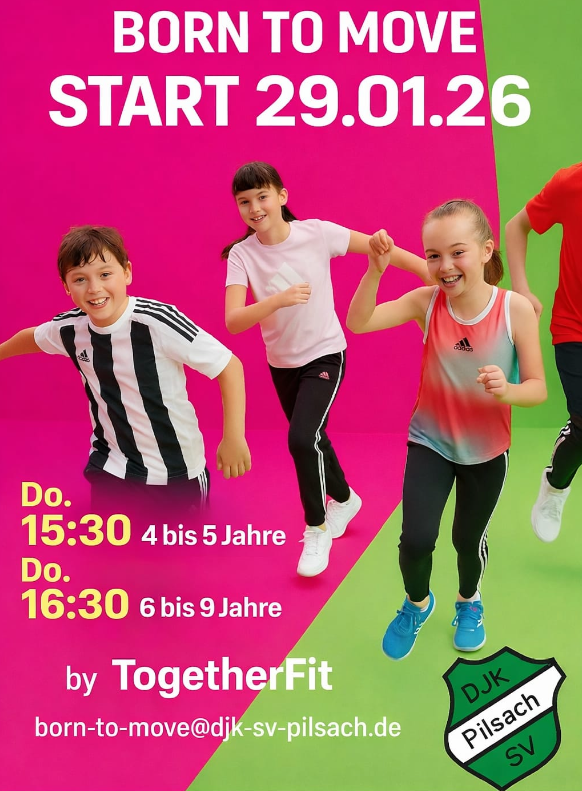 BORN TO MOVE – ES GEHT LOS